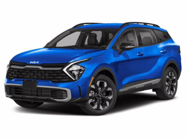 2023 Blue Kia Sportage X-Line AWD SUV