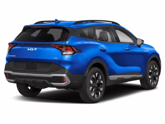 2023 Blue Kia Sportage X-Line AWD SUV