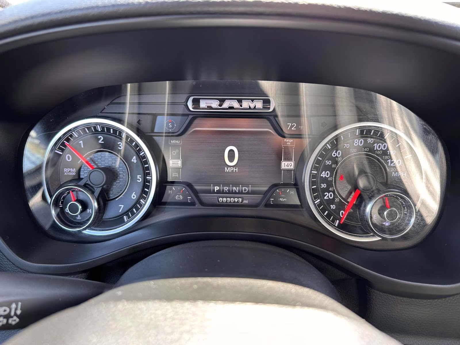 2019 Patriot Blue Pearlcoat Ram 1500 Big Horn/Lone Star 4x4 Crew Cab 5'7 Box 4X4 Truck