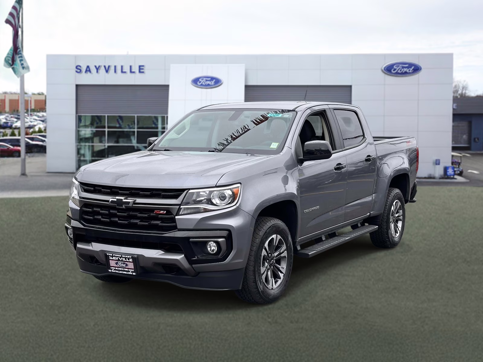 2022 Satin Steel Metallic Chevrolet Colorado 4WD Crew Cab 128 Z71 4X4 Truck