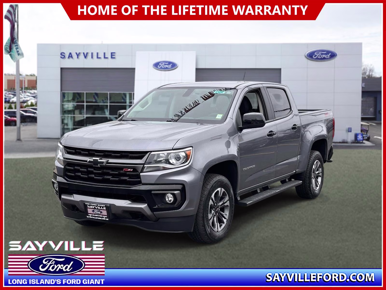 2022 Satin Steel Metallic Chevrolet Colorado 4WD Crew Cab 128 Z71 4X4 Truck
