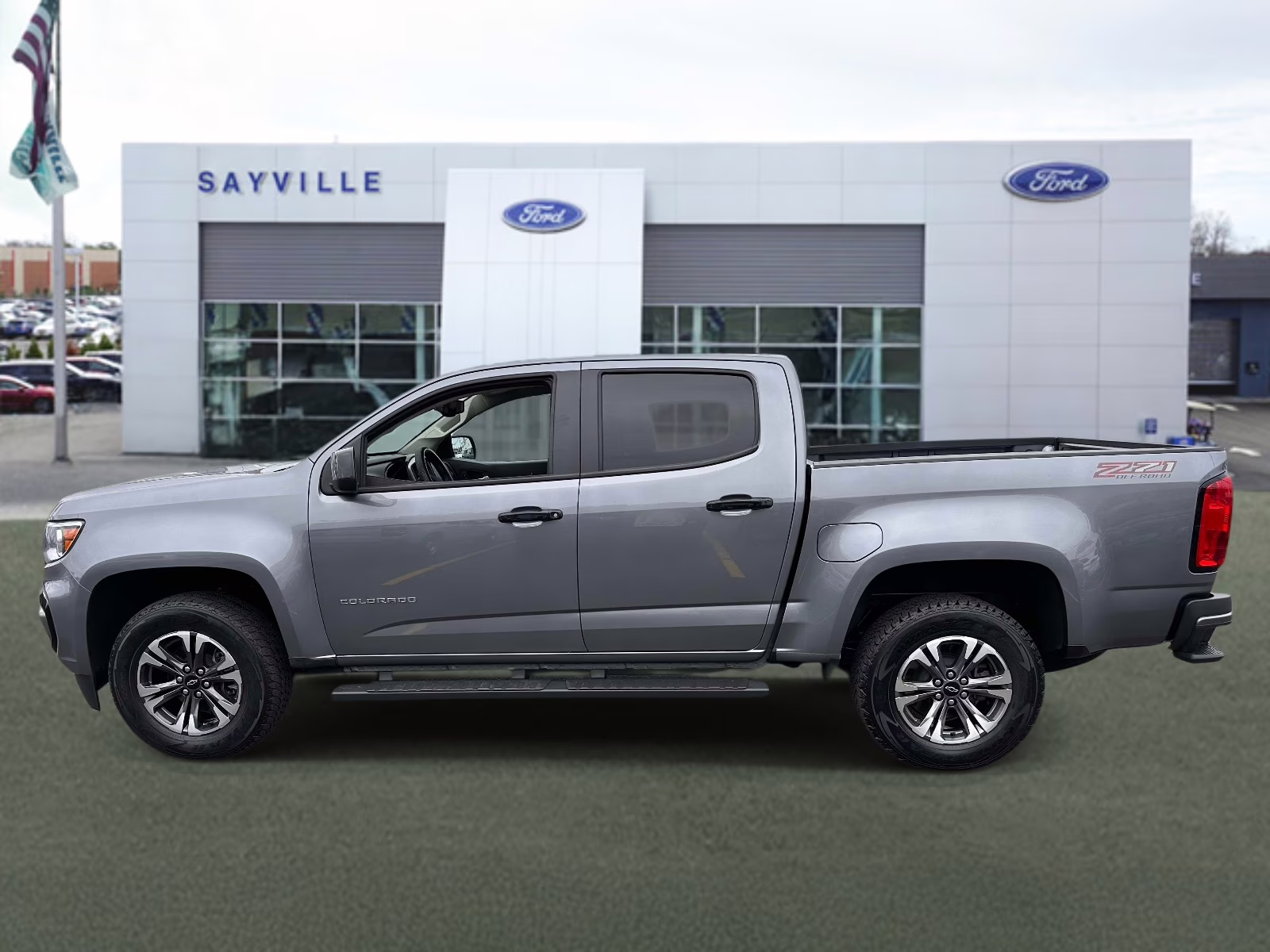 2022 Satin Steel Metallic Chevrolet Colorado 4WD Crew Cab 128 Z71 4X4 Truck