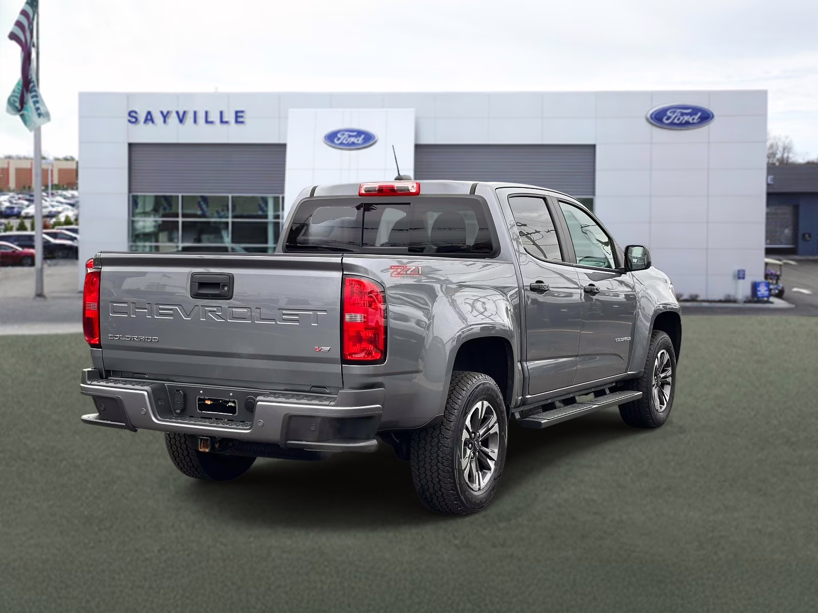 2022 Satin Steel Metallic Chevrolet Colorado 4WD Crew Cab 128 Z71 4X4 Truck