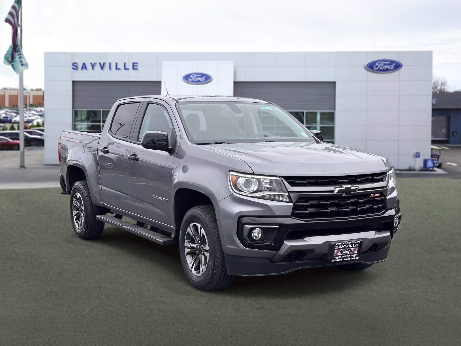 2022 Satin Steel Metallic Chevrolet Colorado 4WD Crew Cab 128 Z71 4X4 Truck
