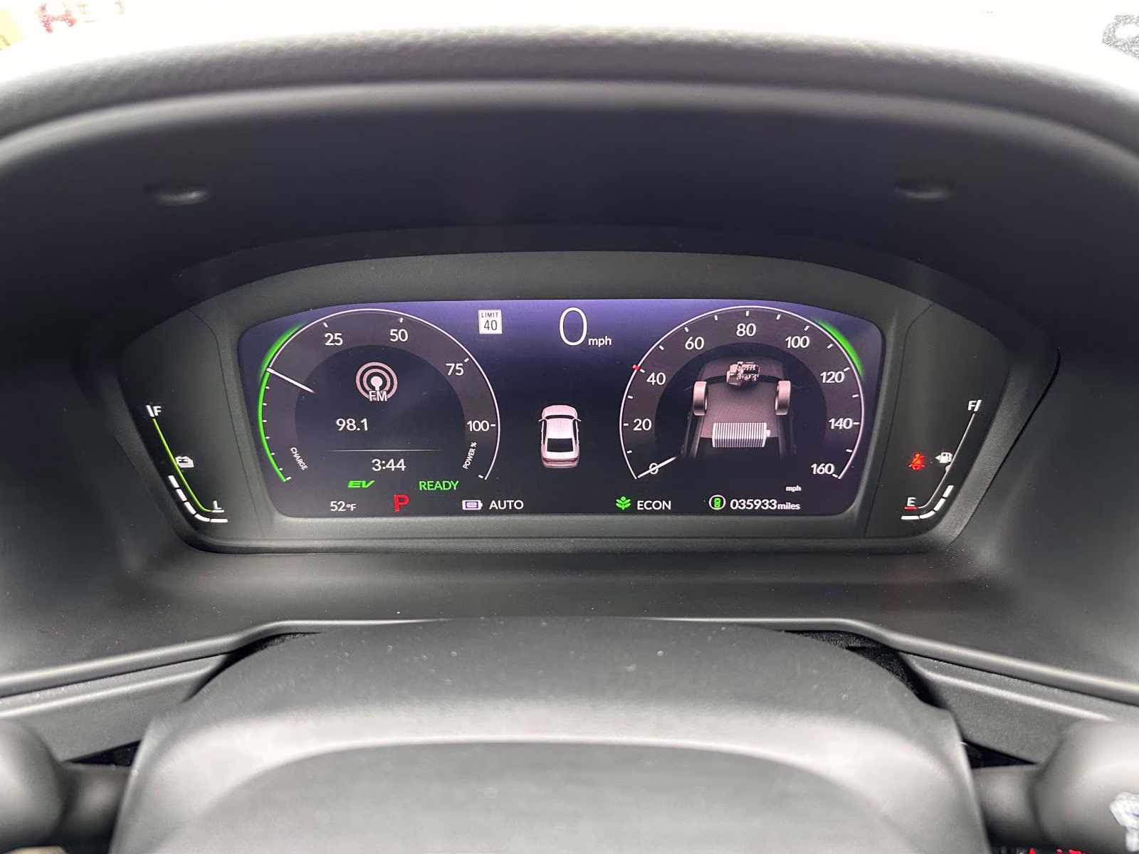 2023 Platinum White Pearl Honda Accord Hybrid Sport-L Sedan FWD Sedan