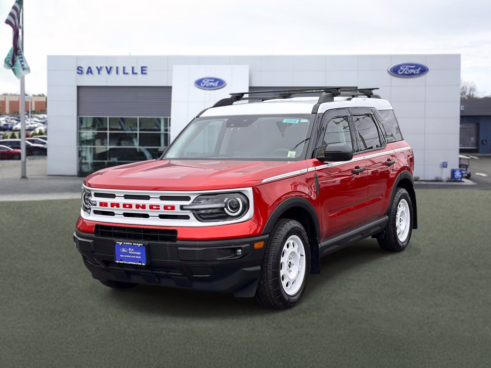2024 Hot Pepper Red Metallic Tinted Clearcoat Ford Bronco Sport Heritage 4x4 4X4 SUV