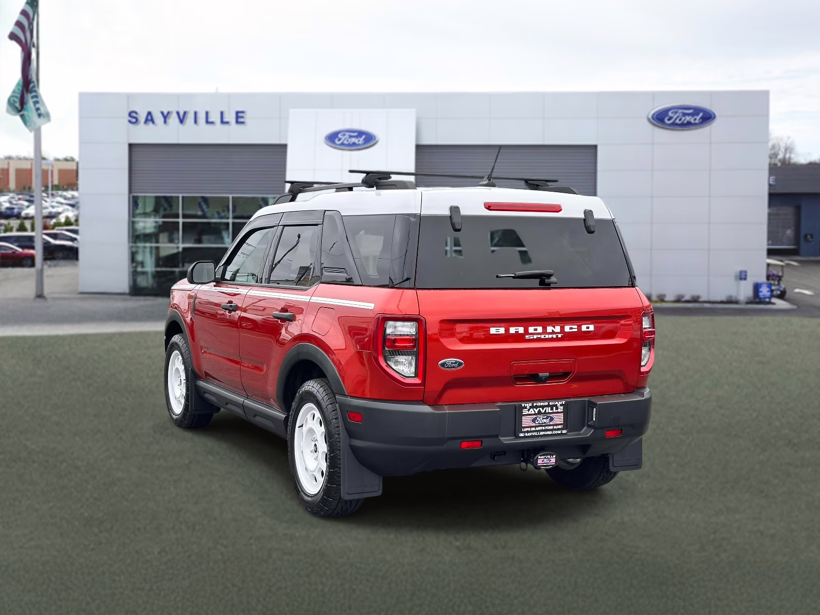 2024 Hot Pepper Red Metallic Tinted Clearcoat Ford Bronco Sport Heritage 4x4 4X4 SUV