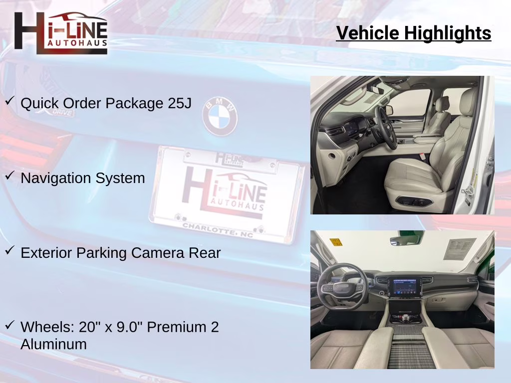 2024 Bright White Clearcoat Jeep Wagoneer L Series II RWD SUV