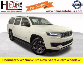 2024 Bright White Clearcoat Jeep Wagoneer L Series II RWD SUV