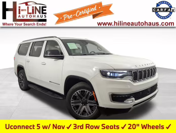 2024 Bright White Clearcoat Jeep Wagoneer L Series II RWD SUV