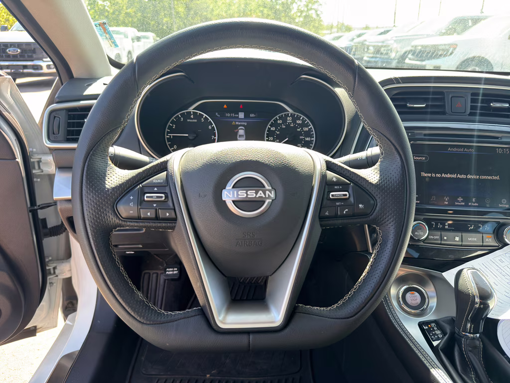 2023 Pearl White Tricoat Nissan Maxima SV FWD Sedan