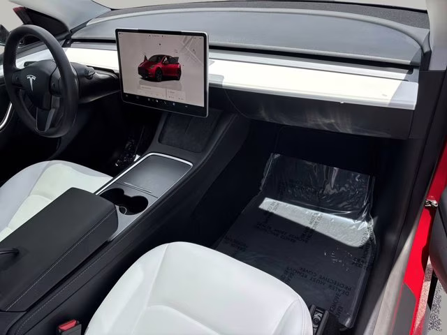2025 Ultra Red Tesla Model Y Long Range AWD SUV