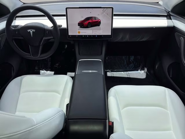2025 Ultra Red Tesla Model Y Long Range AWD SUV