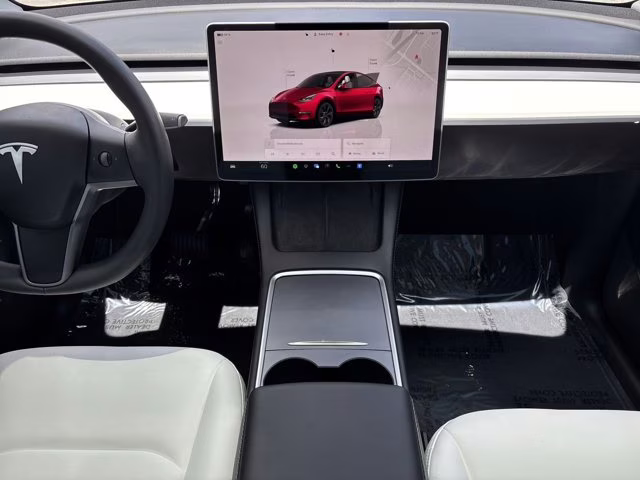 2025 Ultra Red Tesla Model Y Long Range AWD SUV