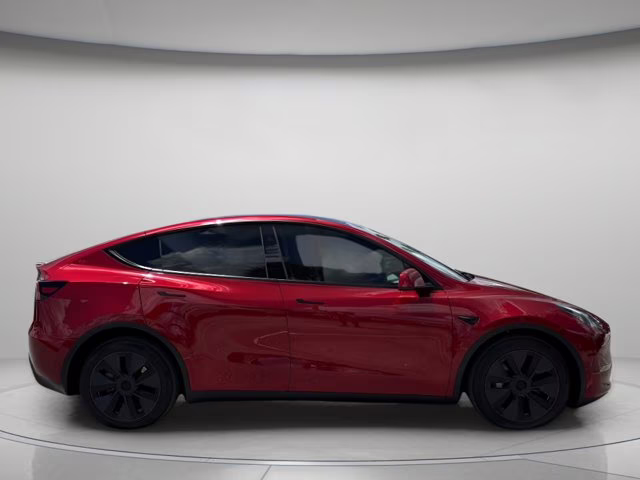 2025 Ultra Red Tesla Model Y Long Range AWD SUV