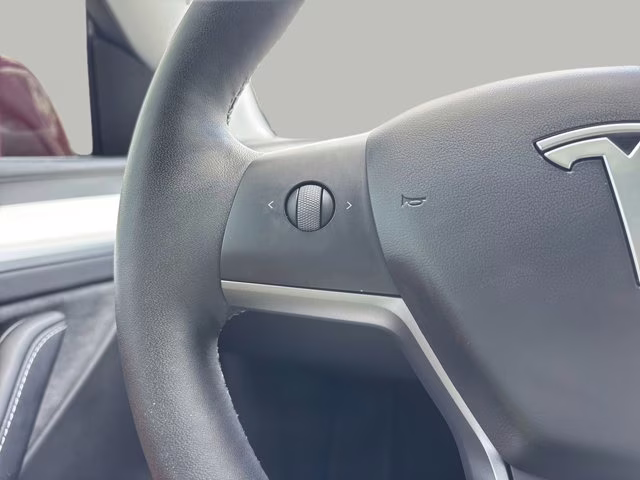 2025 Ultra Red Tesla Model Y Long Range AWD SUV