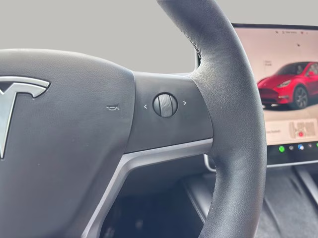 2025 Ultra Red Tesla Model Y Long Range AWD SUV
