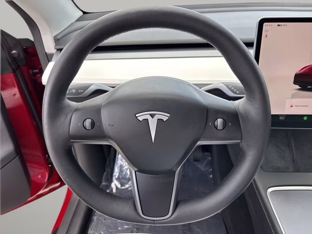 2025 Ultra Red Tesla Model Y Long Range AWD SUV