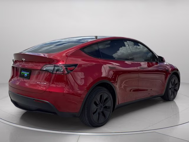 2025 Ultra Red Tesla Model Y Long Range AWD SUV