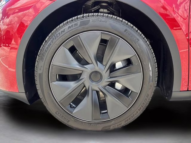 2025 Ultra Red Tesla Model Y Long Range AWD SUV