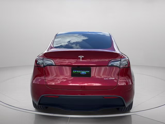 2025 Ultra Red Tesla Model Y Long Range AWD SUV