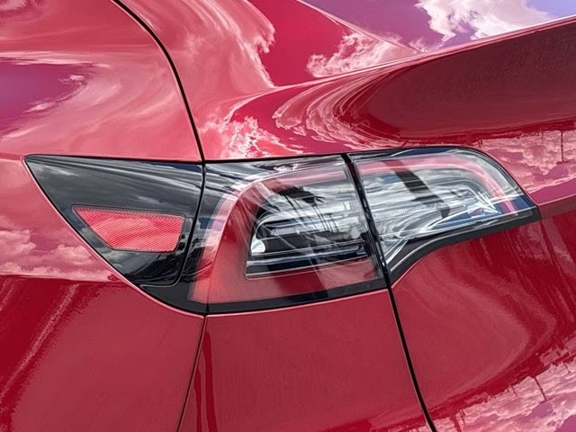 2025 Ultra Red Tesla Model Y Long Range AWD SUV