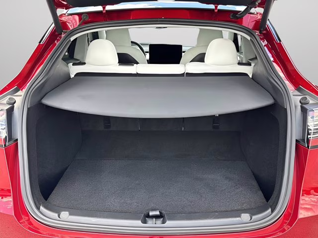 2025 Ultra Red Tesla Model Y Long Range AWD SUV