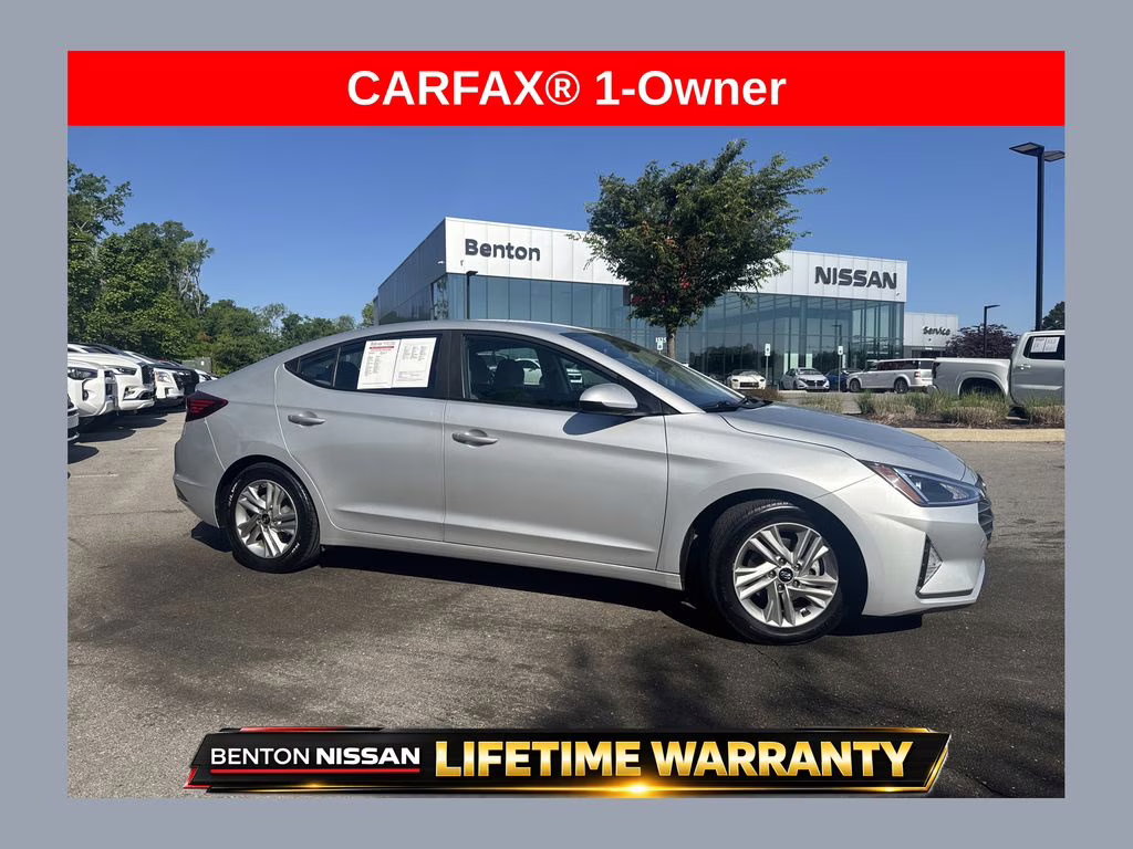 2019 Symphony Silver Hyundai Elantra SEL FWD Sedan