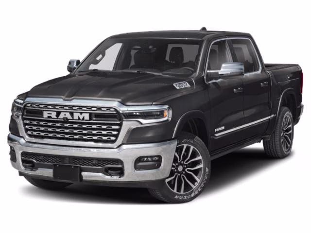2025 Diamond Black Crystal Pearlcoat Ram 1500 Limited 4X4 Truck