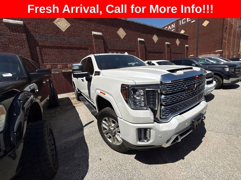 2023 White Frost Tricoat GMC Sierra 2500HD Denali 4X4 Truck
