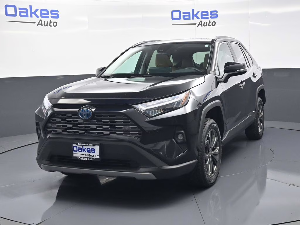 2023 Midnight Black Metallic Toyota RAV4 Hybrid Limited AWD SUV