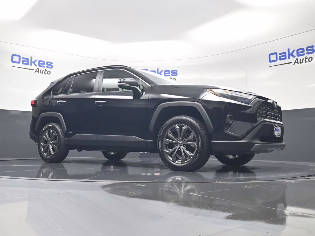 2023 Midnight Black Metallic Toyota RAV4 Hybrid Limited AWD SUV