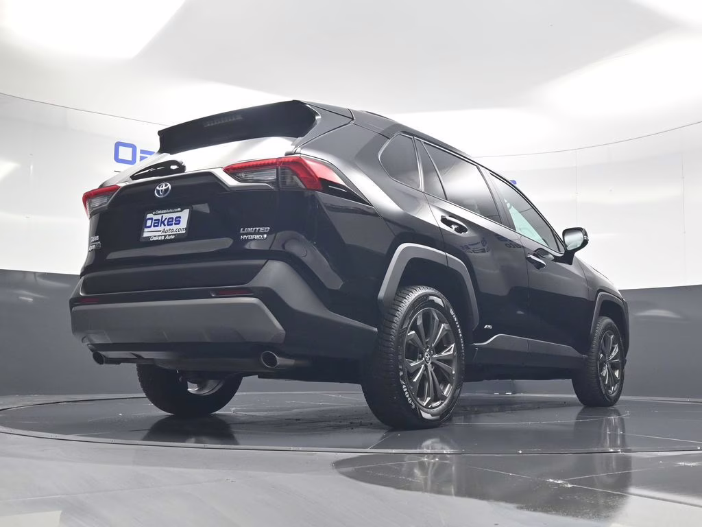 2023 Midnight Black Metallic Toyota RAV4 Hybrid Limited AWD SUV