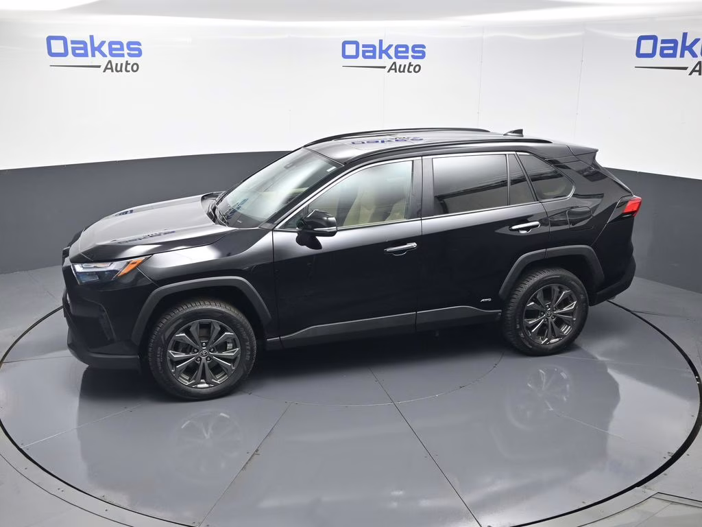 2023 Midnight Black Metallic Toyota RAV4 Hybrid Limited AWD SUV