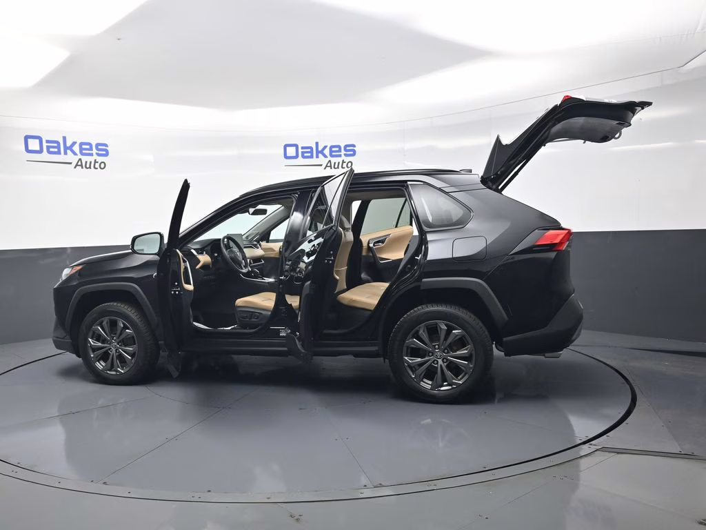 2023 Midnight Black Metallic Toyota RAV4 Hybrid Limited AWD SUV
