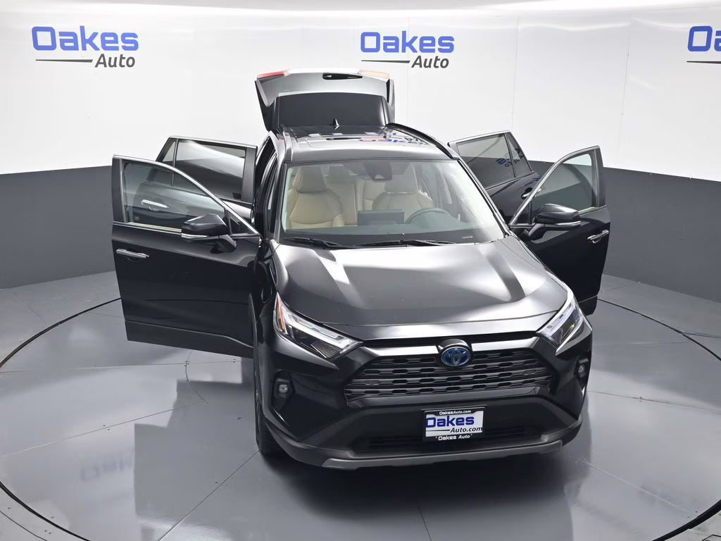 2023 Midnight Black Metallic Toyota RAV4 Hybrid Limited AWD SUV