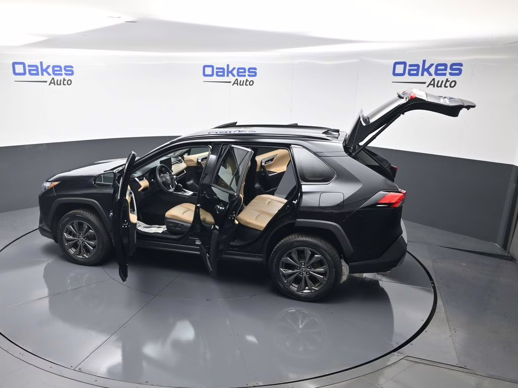 2023 Midnight Black Metallic Toyota RAV4 Hybrid Limited AWD SUV