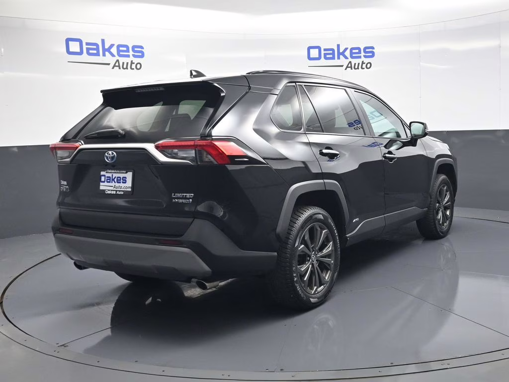2023 Midnight Black Metallic Toyota RAV4 Hybrid Limited AWD SUV