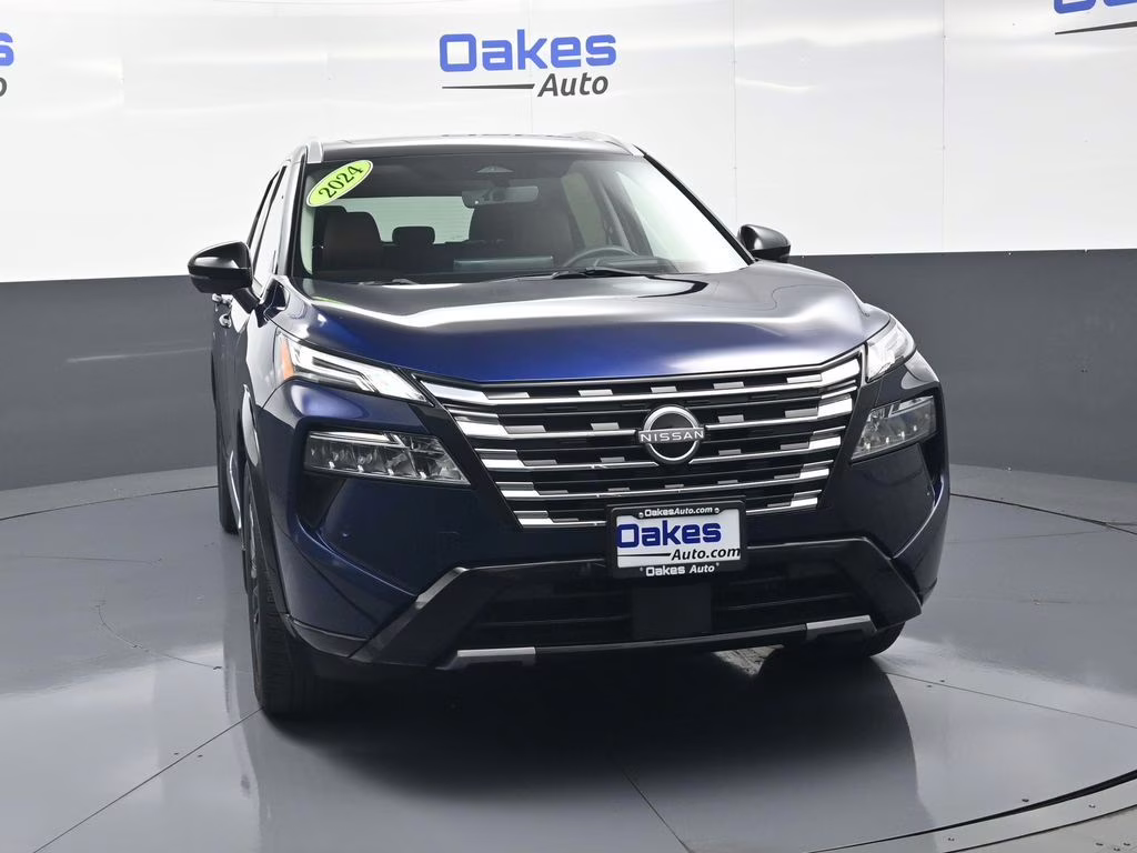 2024 Deep Ocean Blue Pearl/Super Black Nissan Rogue Platinum AWD SUV
