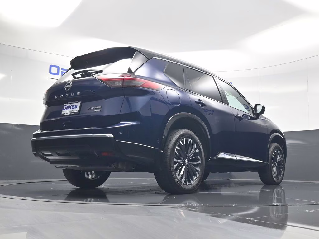 2024 Deep Ocean Blue Pearl/Super Black Nissan Rogue Platinum AWD SUV