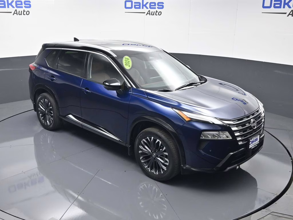 2024 Deep Ocean Blue Pearl/Super Black Nissan Rogue Platinum AWD SUV