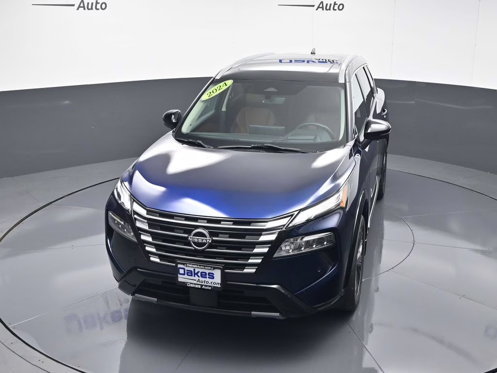 2024 Deep Ocean Blue Pearl/Super Black Nissan Rogue Platinum AWD SUV