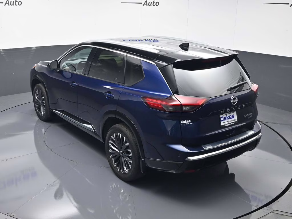 2024 Deep Ocean Blue Pearl/Super Black Nissan Rogue Platinum AWD SUV