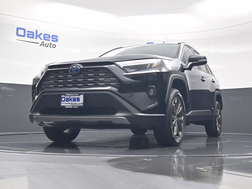 2023 Midnight Black Metallic Toyota RAV4 Hybrid Limited AWD SUV