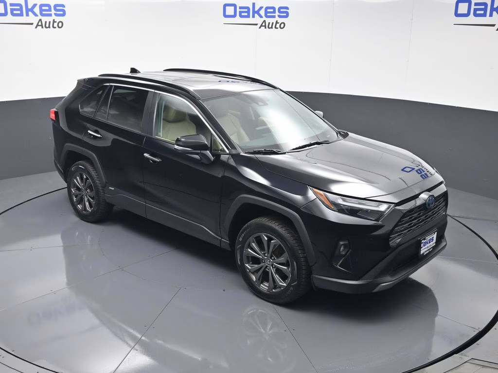 2023 Midnight Black Metallic Toyota RAV4 Hybrid Limited AWD SUV