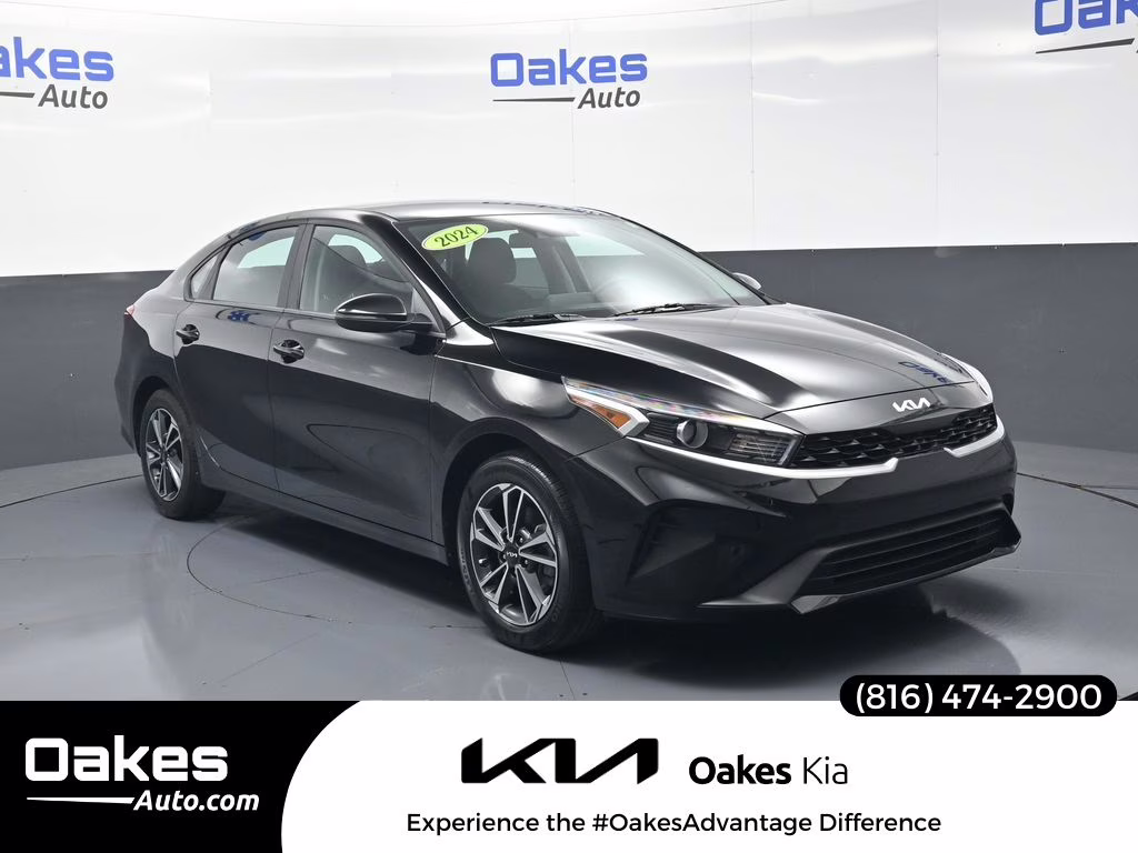 2024 Aurora Black Pearl Kia Forte LXS FWD Sedan