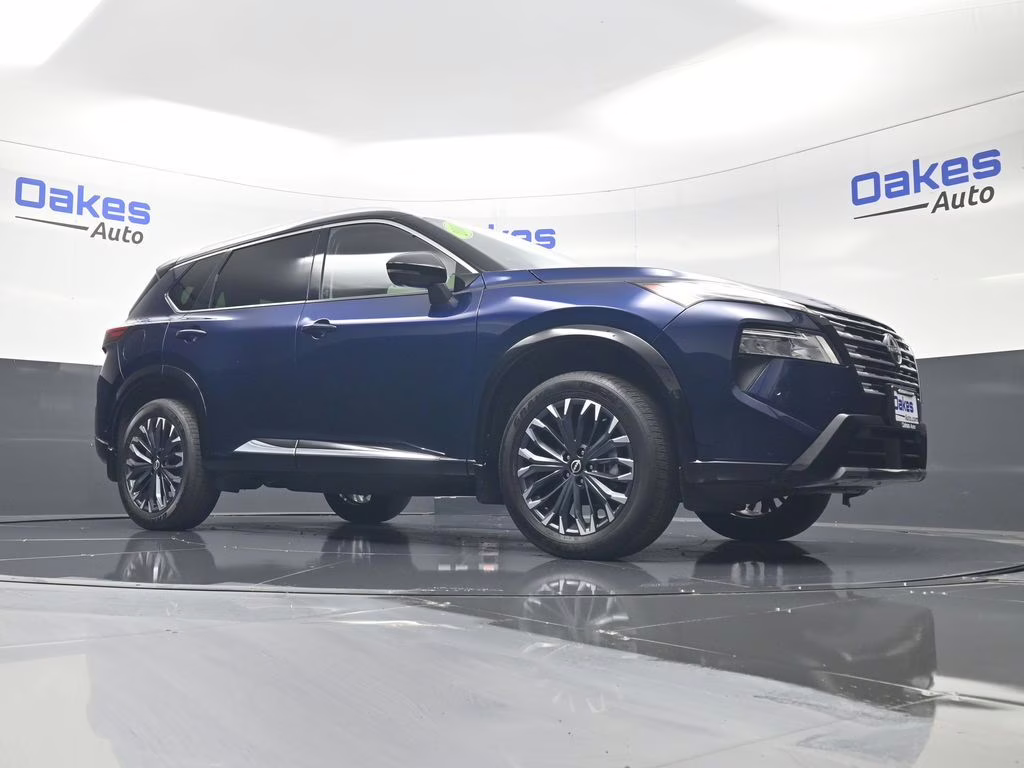 2024 Deep Ocean Blue Pearl/Super Black Nissan Rogue Platinum AWD SUV