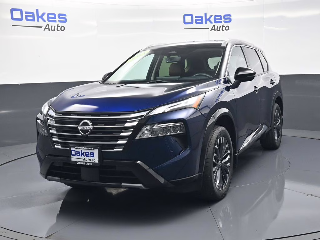 2024 Deep Ocean Blue Pearl/Super Black Nissan Rogue Platinum AWD SUV