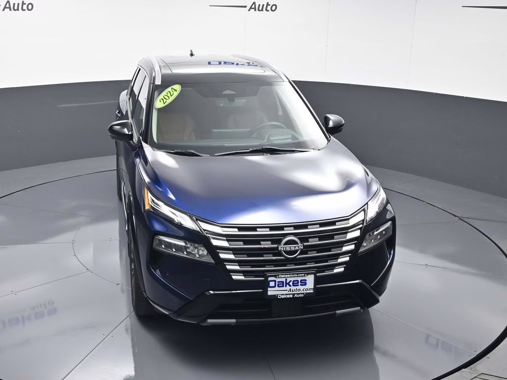 2024 Deep Ocean Blue Pearl/Super Black Nissan Rogue Platinum AWD SUV
