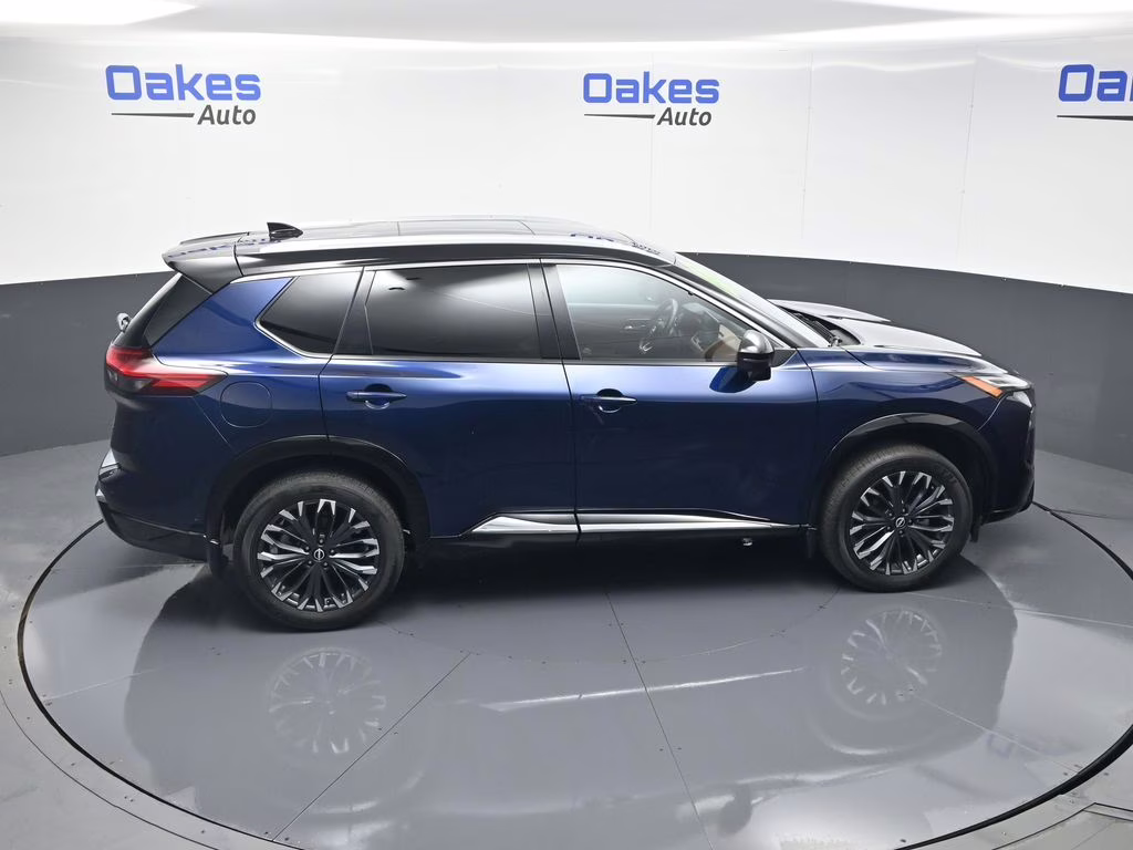 2024 Deep Ocean Blue Pearl/Super Black Nissan Rogue Platinum AWD SUV